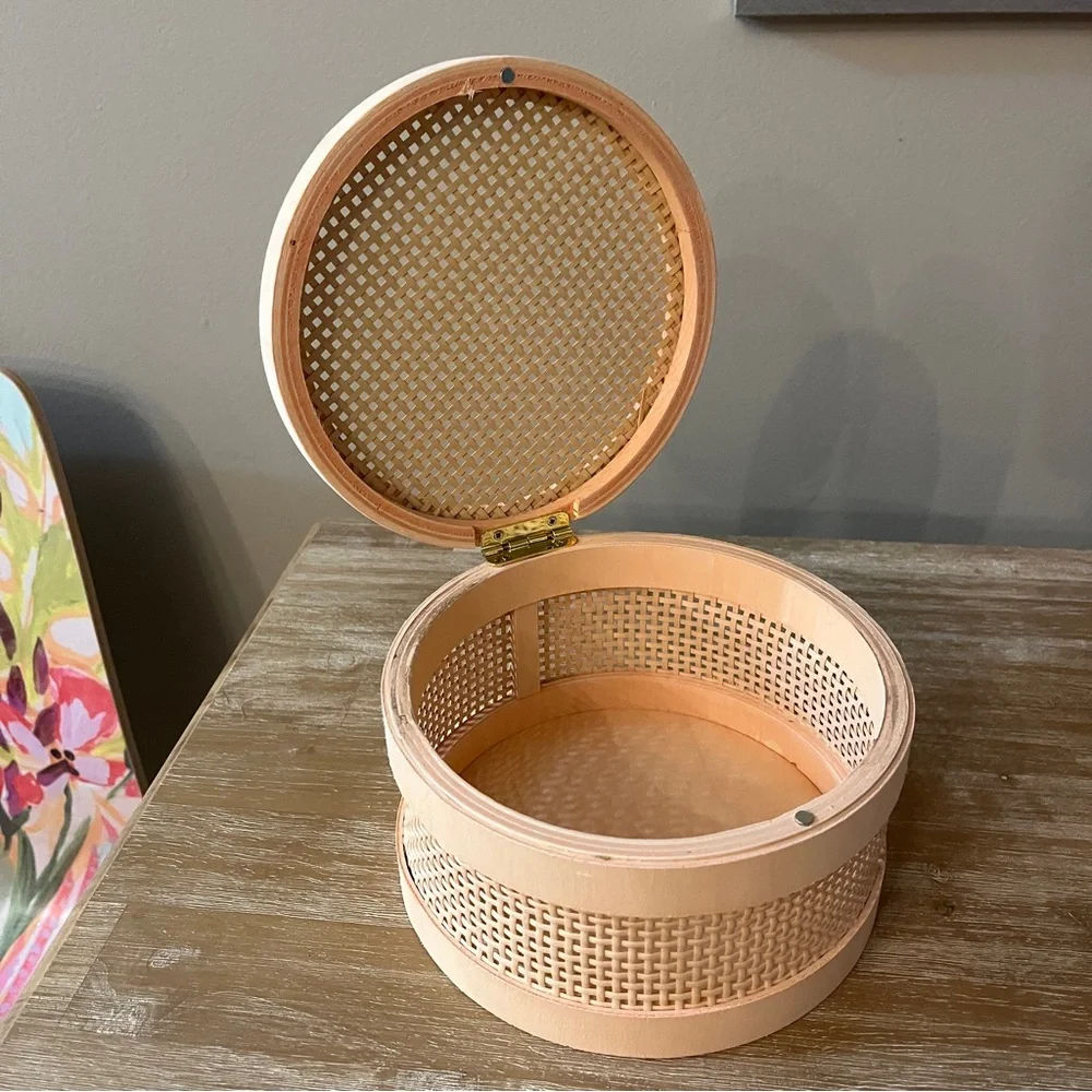 Target. Woven wooden basket